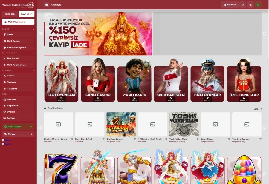 YasalCasinom ekran görüntüsü